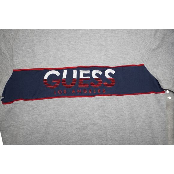 Guess Los Angeles Long Sleeve Logo Tee – Size L - Picture 2 of 4